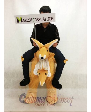 Carry Me Illusion Costume Kangaroo Ride On Piggy Back Mascot Costume