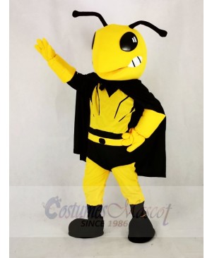 Cool Hero Bee Mascot Costume Cartoon