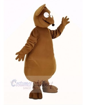 Brown Mouse Mascot Costume