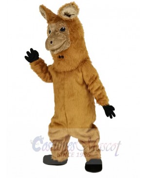 Brown Alpaca Sheep Mascot Costume Animal