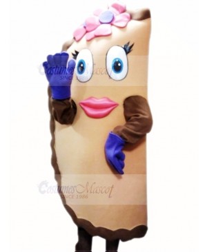 Nice Empanada Mascot Costume Cartoon