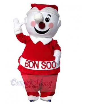 Snowman mascot costume