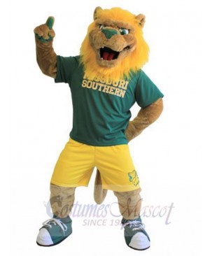 Lion mascot costume