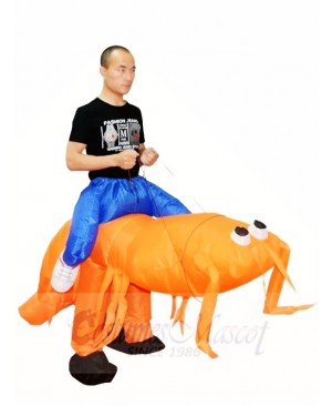 Mantis Shrimp Carry me Ride on Inflatable Halloween Xmas Costumes for Adults