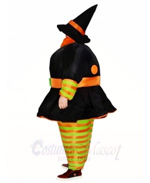 Fat Witch Inflatable Halloween Christmas Costumes for Adults