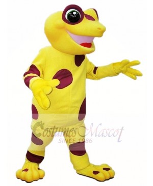 Yellow Frog Mascot Costumes 