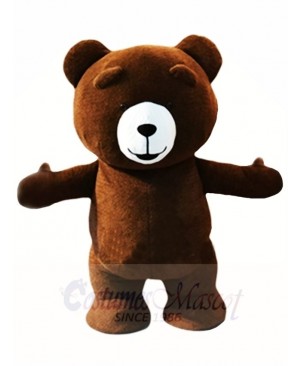 Brown Teddy Bear Mascot Costumes Animal 