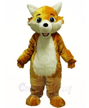 Yellow Fox Wolf Mascot Costumes Animal