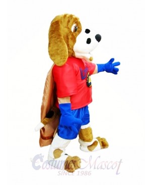 Dog with Cloak Mascot Costume Library Dog Mascot Costumes Animal 