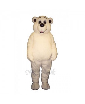 Johnnie Polar Bear Mascot Costume