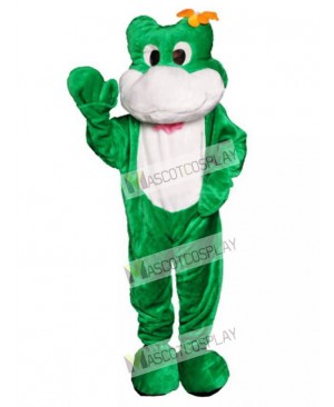 Friendly Frog Mascot Costume