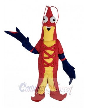 Shrimp Prawn mascot costume