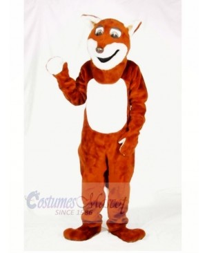 Happy Fox Mascot Costumes Adult