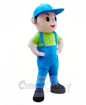 High Quality Happy Schoolboy Mascot Costume