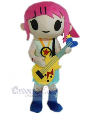 Girl mascot costume