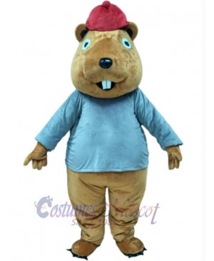 Beaver mascot costume