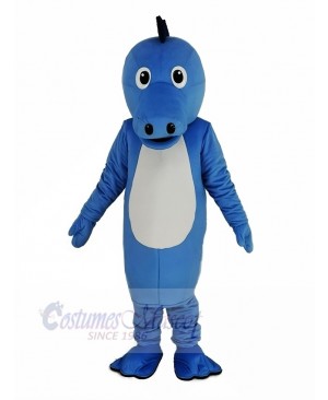 Blue Henry Seahorse Mascot Costume Animal