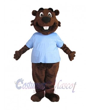 Beaver mascot costume