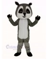 Gray Raccoon Mascot Costume Adult