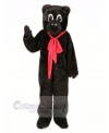 Black Bear with Red Bow Mascot Costumes Animal	