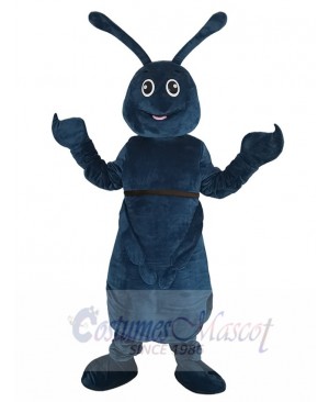 Dark Blue Bug Mascot Costume