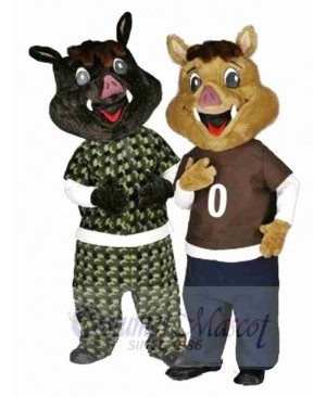 Boar Brothers Mascot Costume