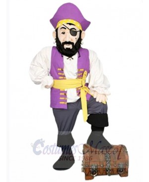 Blackbeard Raider Mascot Costume People