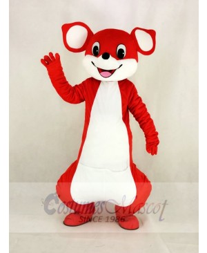 Cute Red Kangaroo Mascot Costume Cartoon