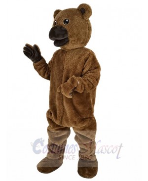 Funny Brown Bear Mascot Costume Animal