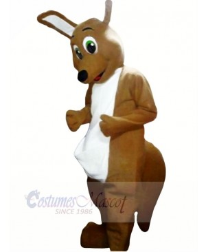 Dark Tan Kangaroo Mascot Costume Adult Costume 