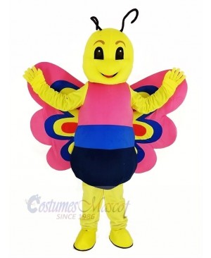 Pink Lightweight Butterfly Mascot Costume Animal