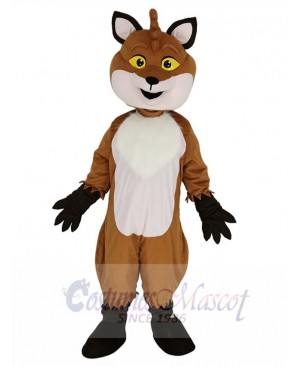 Friendly Fox Mascot Costume Animal