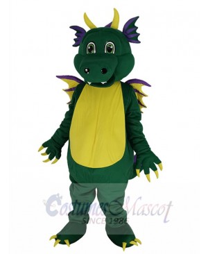 Cute Green Dragon Mascot Costume Animal