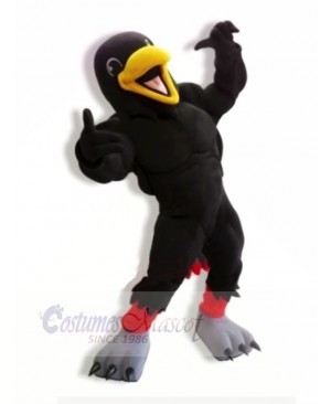 Power Black Raven Mascot Costumes Cartoon