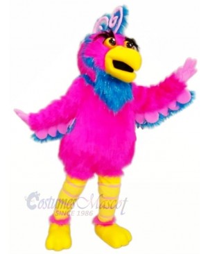 Pink Parrot Mascot Costumes Cartoon 