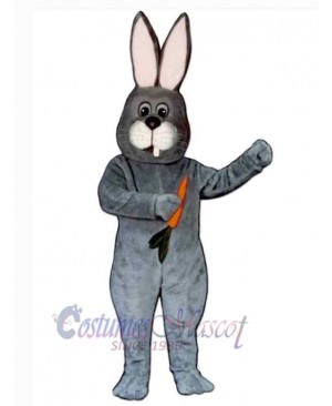 Funny Grey Rabbit Mascot Costume Animal