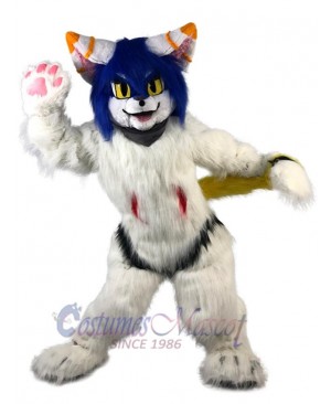 Cartoon Colorful Husky Dog Mascot Costume Animal