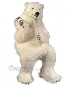 Realistic Polar Bear Mascot Costume For Adults Mascot Heads