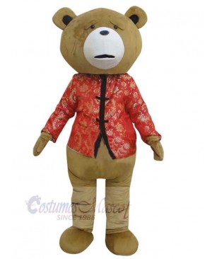 Tang Suit Teddy Bear Mascot Costume For Adults Mascot Heads