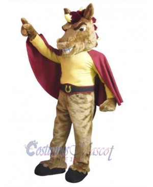 Cool Brown Horse Mascot Costume Animal