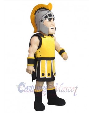 Brave Spartan Mascot Costume People