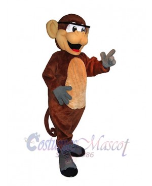 Smart Monkey Mascot Costume Animal